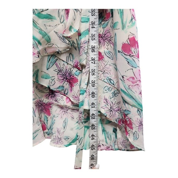 A New Day Floral Peach Print Dress 2X | Women’s Casual Plus Size Outfit - Picture 9 of 13